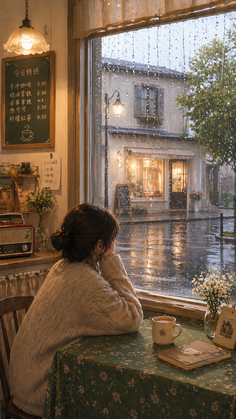 雨天的咖啡馆